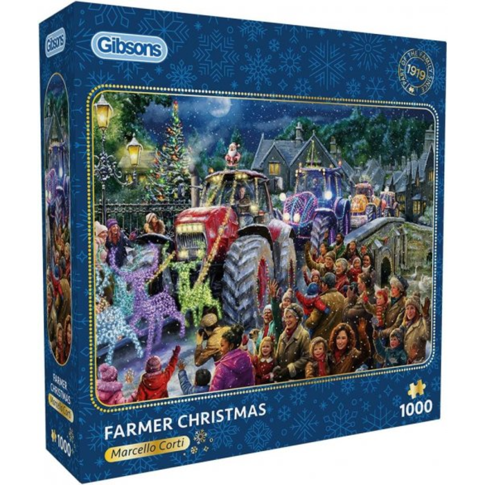 Gibsons Farmer Christmas 1000pc Jigsaw