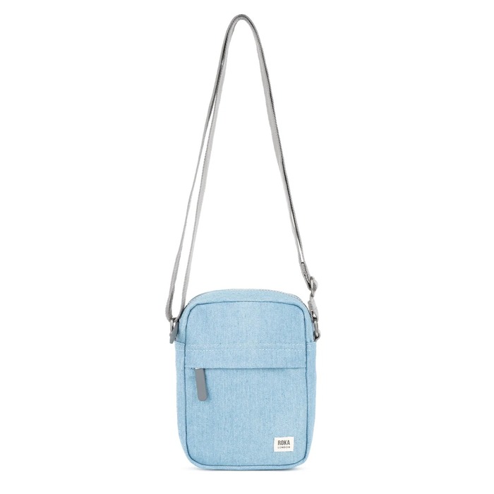Roka London Bond Crossbody Bag Light Denim