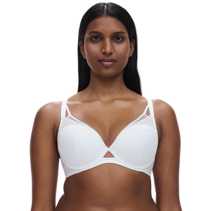 Chantelle Play Plunge T Shirt Bra - White - 38DD