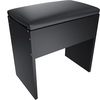 ELEGANT Dressing Table Stool, Black Cushioned Stool Seat