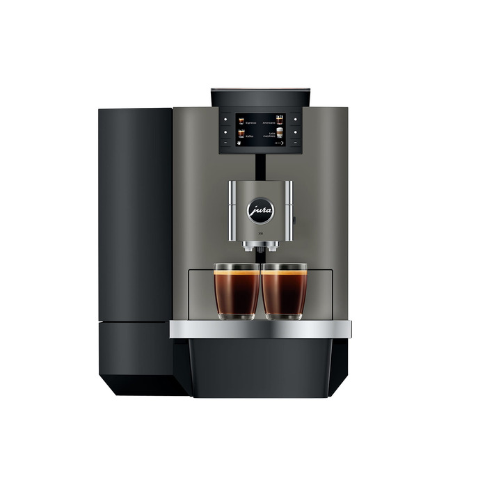 Jura X10 Dark Inox - Bean to Cup Coffee Machine - Cold Brew Function