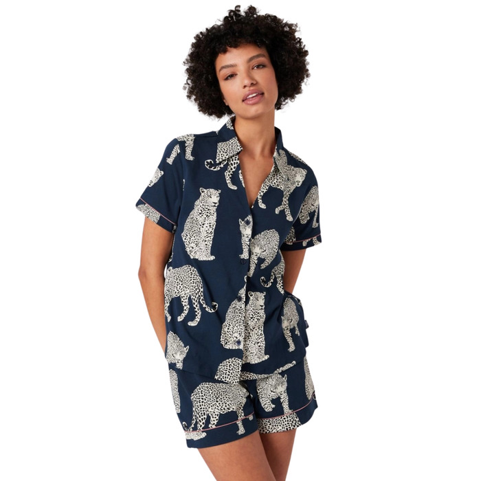 Chelsea Peers Organic Cotton Short Pyjama Set