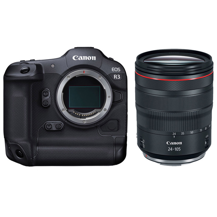 Canon EOS R3 Mirrorless Camera with RF 24-105mm f/4L IS Lens