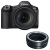 Canon EOS R5 Mark II Mirrorless Camera with RF 24-105mm f/4L IS USM Lens with EF-EOS R mount adapter
