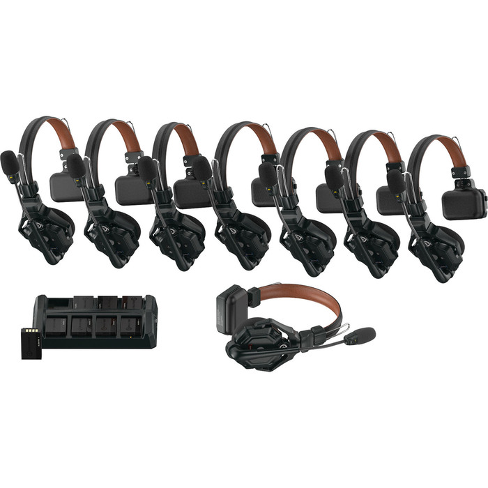 Hollyland Solidcom C1 Pro-8S Full-Duplex ENC Wireless Intercom System with 8 Headsets (1. 9 GHz)