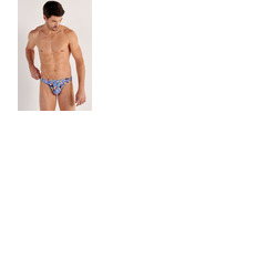 HOM FUNKY STYLE Comfort Micro Brief - Navy Print