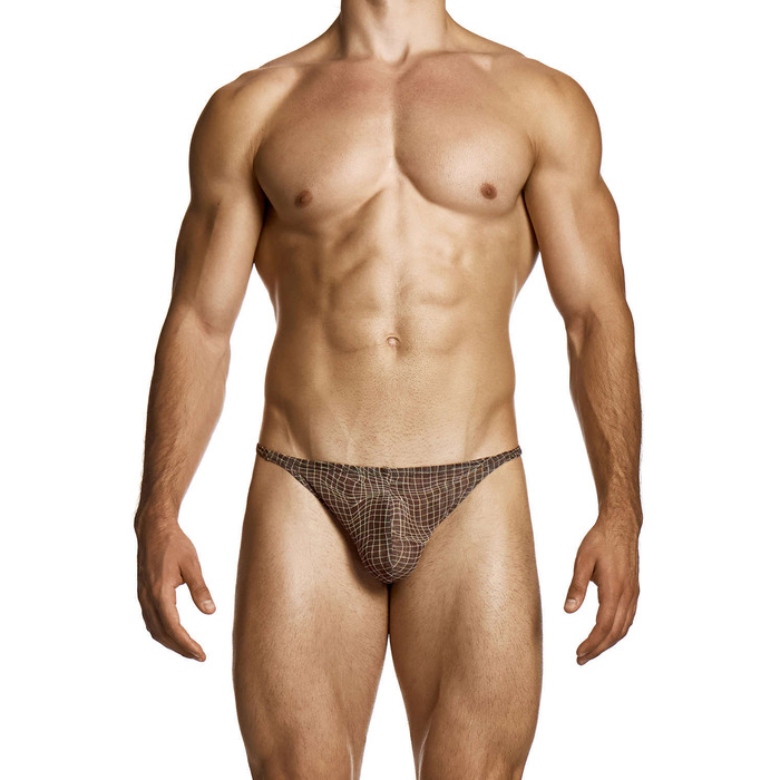Modus Vivendi Abstract Net Thong - Brown