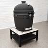 Draco Grills Teak Carbon Line Cabinet Table with Kamado Egg 27" (70cm)