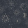 Cosmic Wallpaper Navy / Silver Holden 14251