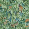 Lemur Leaves Wallpaper Aqua / Green Holden 14311