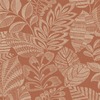 Madou Leaf Wallpaper Brick Red Grandeco A86403