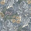 Laurence Llewelyn-Bowen Hedgerovia Floral Wallpaper Blue LB25135