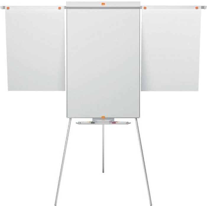 Nobo 1902046 Essence Tripod Steel Magnetic Whiteboard Easel with Extendable Arms