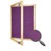 Hardwood Framed Lockable PET Noticeboard