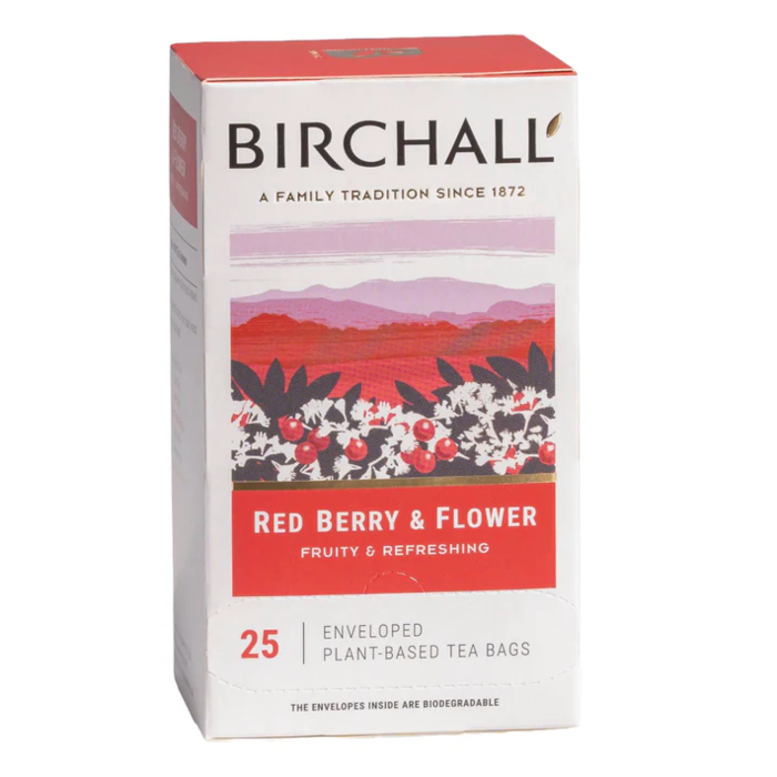 Birchall Red Berry & Flower - 25 Enveloped Tea Bags