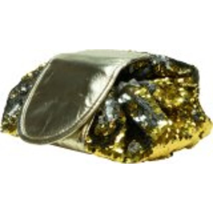 Bags Unlimited Sequin Make Up Bag - Gold