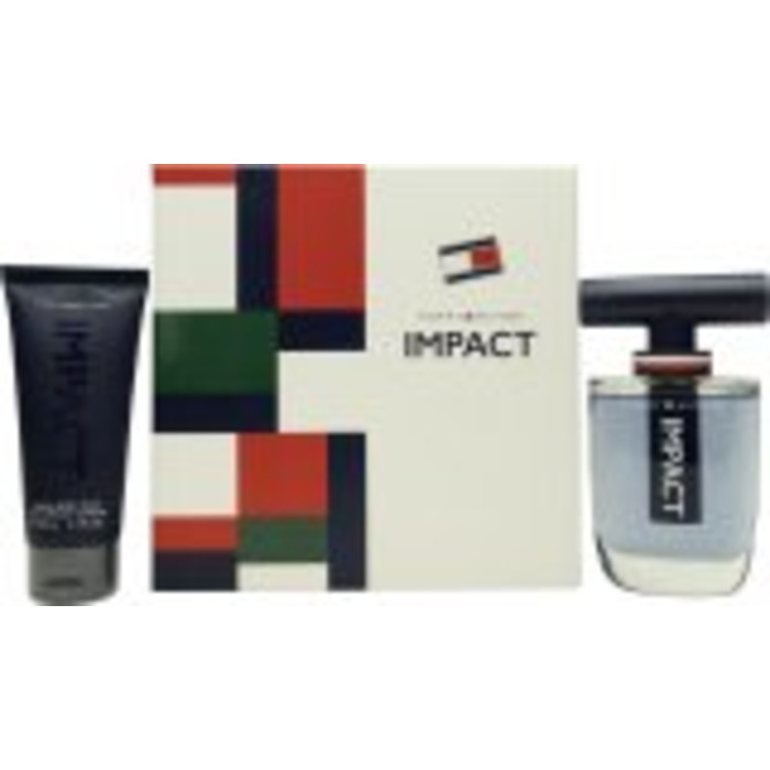 Tommy Hilfiger Impact Gift Set 100ml EDT + 100ml Hair & Body Wash + 4ml EDT