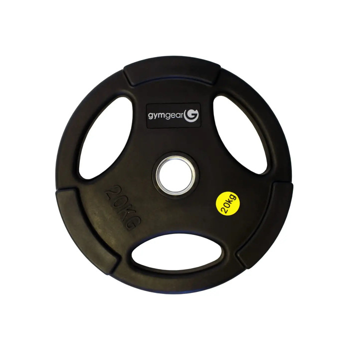 Gym Gear Urethane Olympic Weight Plates (Tri-Grip)