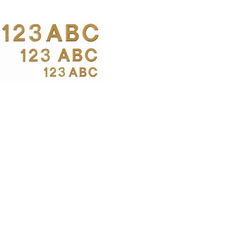 Bi-Office Letters and Numbers