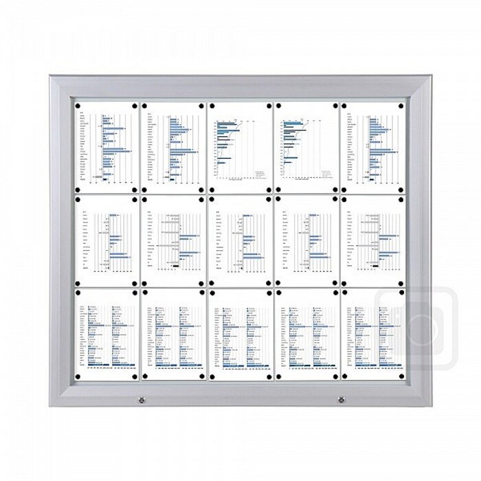 IP56 Outdoor Lockable Whiteboard