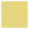 NAGA Magnetic Glass Noticeboard YELLOW 45 x 45cm