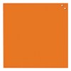 NAGA Magnetic Glass Noticeboard ORANGE 45 x 45cm