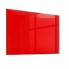 Casca Magnetic Glass Writing Board 2000 x 1200mm Luminous Red