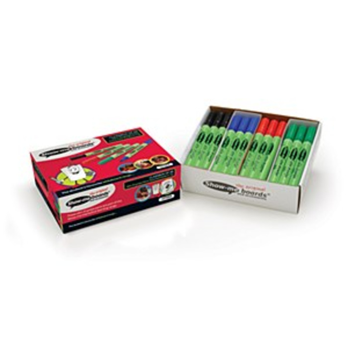 Show-me Assorted Drywipe Pens Box 48