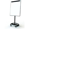 Ultramate Mobile Magnetic Flipchart Easel Black Frame