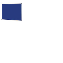 Metroplan Felt Noticeboard 1200 x 900mm Blue