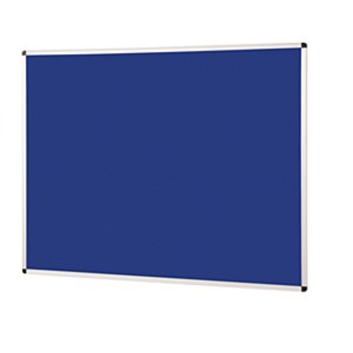 Metroplan Felt Noticeboard 1200 x 900mm Blue