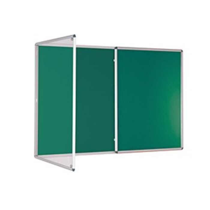 Internal Felt Tamperproof Noticeboard 2400x1200mm Green