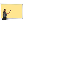 Colourwipe Wall Board 1200 x 1800mm Yellow