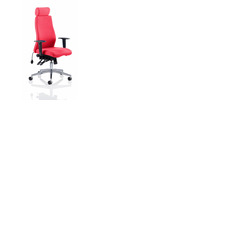 Onyx Posture Chair with Headrest Bergamot Cherry Fabric