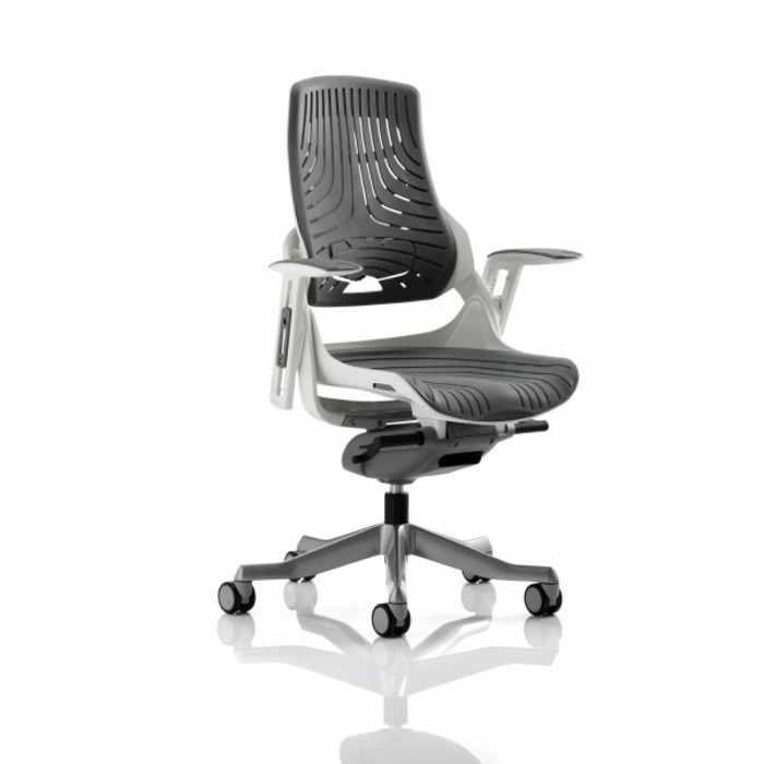 Zure Executive Chair Grey Elastomer