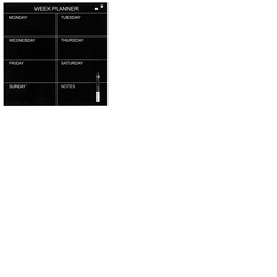 Naga Magnetic Glass Week Planner 45x45cm