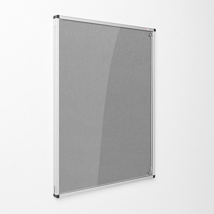 Eco-Colour Resist-a-Flame Tamperproof Noticeboard 900 x 600mm GREY