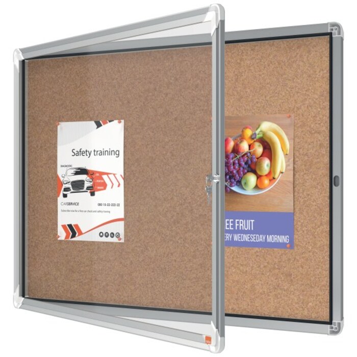 Nobo 1915326 Premium Plus Lockable Noticeboard