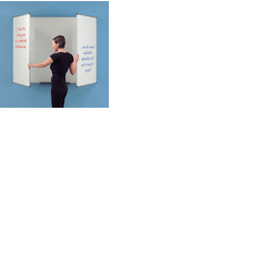 Spacesaver Folding Whiteboard 900 x 1200mm Magnetic Surface