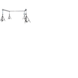 Heavy Duty Lighting Gantry with Trussing and Winch Stands 4 x