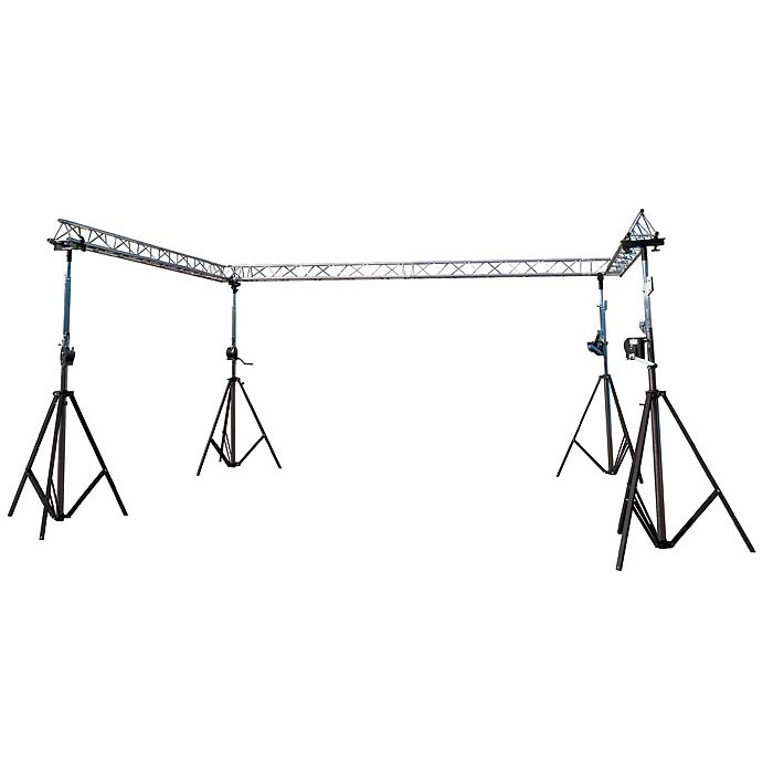 Heavy Duty Lighting Gantry with Trussing and Winch Stands 4 x 3M