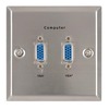 Dual VGA Wall Connector Plate