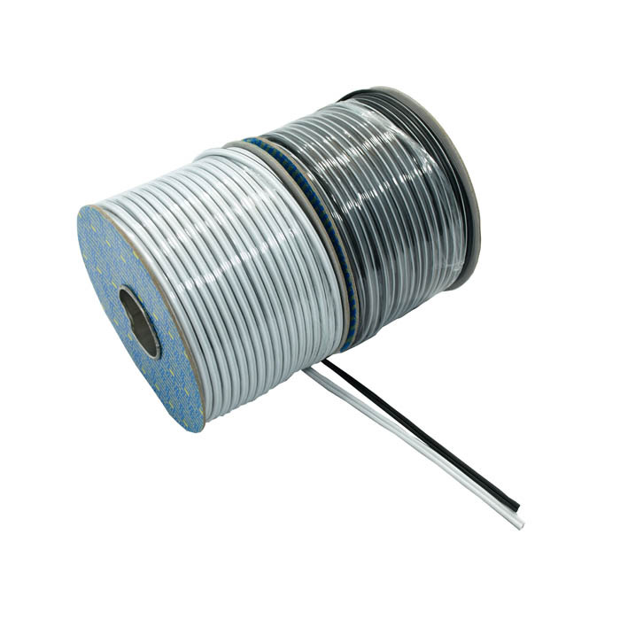 Twin Speaker Cable 2. 5mm Black 100m Roll