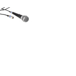 Vocal Microphone Dynamic, Metal Body With Switch - Supplied With Cable