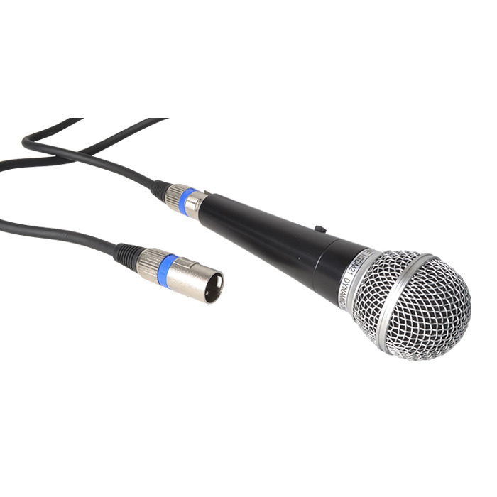 Vocal Microphone Dynamic, Metal Body With Switch - Supplied With Cable