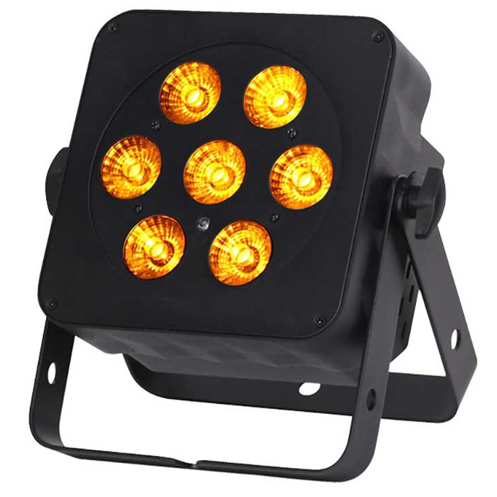 Slimline RGBA LED Parcan 7x 5 Watt
