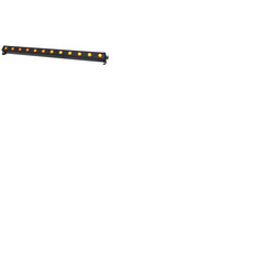 LED Battern 12 x 5W 4-in-1 RGBA LEDs Black Housing
