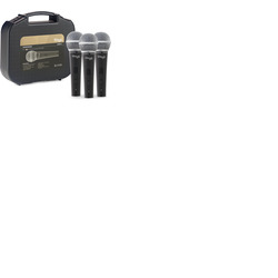 Stagg 3 Piece Microphone Pack Inc. Cables