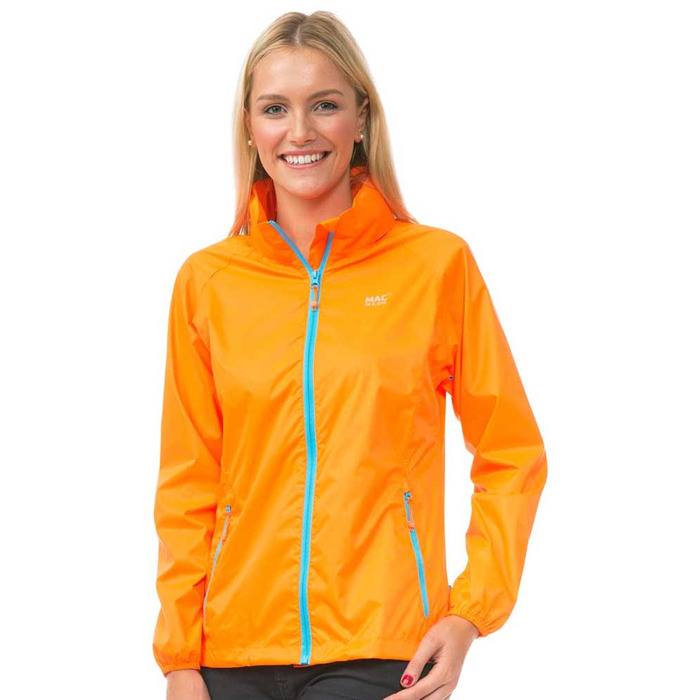 Mac In A Sac Waterproof Neon Orange Jacket XS