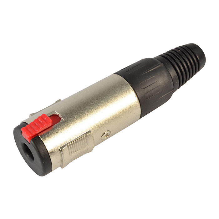 In-Line Female Jack Socket 1/4" 6. 35mm For Microphones, Headphones